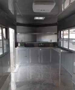 8.5' x 18' Concession Food Trailer Yellow Event Catering -Cheap Concession Trailers Shop sam 0990