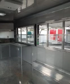 8.5' x 18' Concession Food Trailer Yellow Event Catering -Cheap Concession Trailers Shop sam 0992