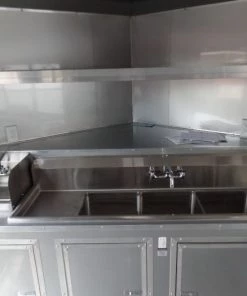 8.5' x 18' Concession Food Trailer Yellow Event Catering -Cheap Concession Trailers Shop sam 0994