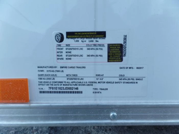 8.5' x 18' Concession Food Trailer White With Appliances 5 8.5' x 18' Concession Food Trailer White With Appliances - Image 5