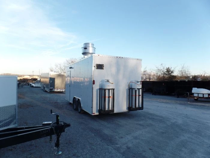 8.5' x 18' Concession Food Trailer White With Appliances 10 8.5' x 18' Concession Food Trailer White With Appliances - Image 10
