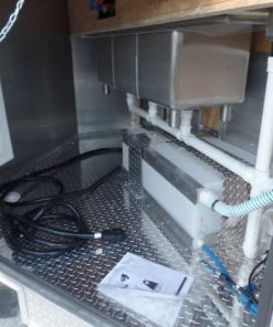 8.5' x 18' Concession Food Trailer White With Appliances 16 8.5' x 18' Concession Food Trailer White With Appliances -Cheap Concession Trailers Shop sam 1005