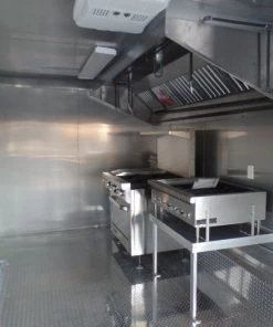 8.5' x 18' Concession Food Trailer White With Appliances 19 8.5' x 18' Concession Food Trailer White With Appliances -Cheap Concession Trailers Shop sam 1006