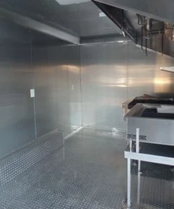 8.5' x 18' Concession Food Trailer White With Appliances 25 8.5' x 18' Concession Food Trailer White With Appliances -Cheap Concession Trailers Shop sam 1007