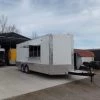 8.5' x 20' Concession Food White Custom Event Trailer