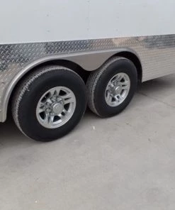 8.5' x 20' Concession Food White Custom Event Trailer -Cheap Concession Trailers Shop sam 1021 1 1