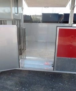 8.5' x 26' Concession Trailer Red Food Event Vending -Cheap Concession Trailers Shop sam 1033 1