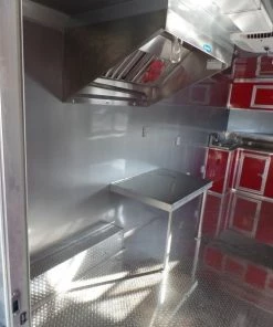 8.5' x 26' Concession Trailer Red Food Event Vending -Cheap Concession Trailers Shop sam 1037 2