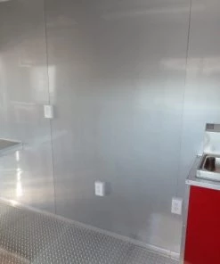 8.5' x 26' Concession Trailer Red Food Event Vending -Cheap Concession Trailers Shop sam 1045 1