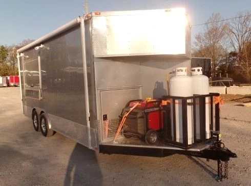 8.5' x 20' Concession Food Trailer Silver Frost With Appliances 46 8.5' x 20' Concession Food Trailer Silver Frost With Appliances - Image 46