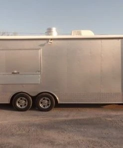 8.5' x 20' Concession Trailer Silver Frost Food Event Catering -Cheap Concession Trailers Shop sam 1056 3
