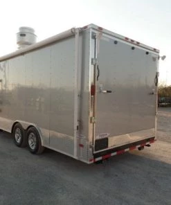 8.5' x 20' Concession Trailer Silver Frost Food Event Catering -Cheap Concession Trailers Shop sam 1059 3