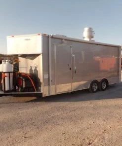 8.5' x 20' Concession Trailer Silver Frost Food Event Catering -Cheap Concession Trailers Shop sam 1061 3