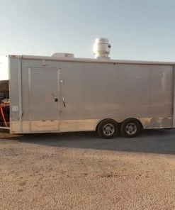 8.5' x 20' Concession Food Trailer Silver Frost With Appliances 78 8.5' x 20' Concession Food Trailer Silver Frost With Appliances -Cheap Concession Trailers Shop sam 1062 3 1