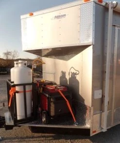 8.5' x 20' Concession Food Trailer Silver Frost With Appliances 80 8.5' x 20' Concession Food Trailer Silver Frost With Appliances -Cheap Concession Trailers Shop sam 1063 3 1