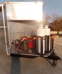 8.5' x 20' Concession Trailer Silver Frost Food Event Catering -Cheap Concession Trailers Shop sam 1065 3