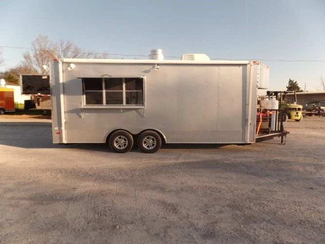 8.5' x 20' Concession Food Trailer Silver Frost With Appliances 17 8.5' x 20' Concession Food Trailer Silver Frost With Appliances - Image 17
