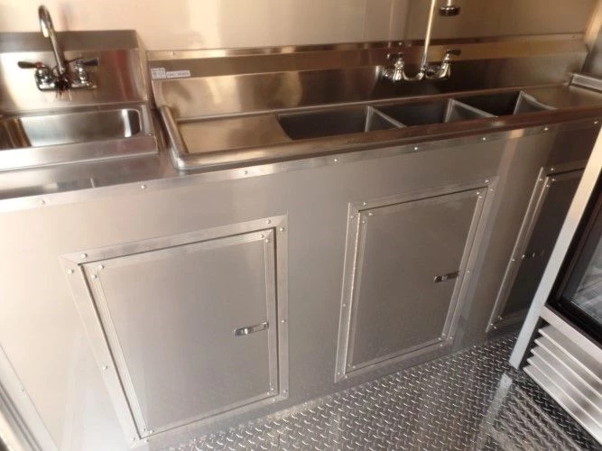 8.5' x 20' Concession Food Trailer Silver Frost With Appliances 18 8.5' x 20' Concession Food Trailer Silver Frost With Appliances - Image 18