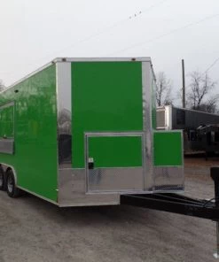 8.5' x 16' Concession Food Trailer Electric Green 34 8.5' x 16' Concession Food Trailer Electric Green -Cheap Concession Trailers Shop sam 1095 3 2