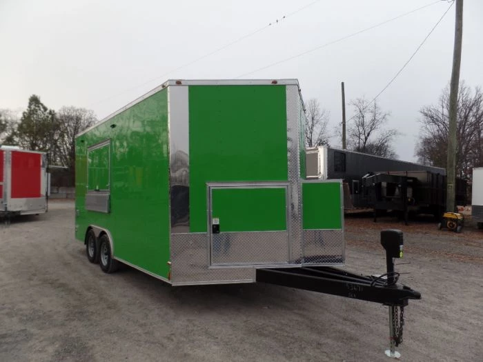 8.5' x 16' Concession Food Trailer Electric Green 10 8.5' x 16' Concession Food Trailer Electric Green - Image 10