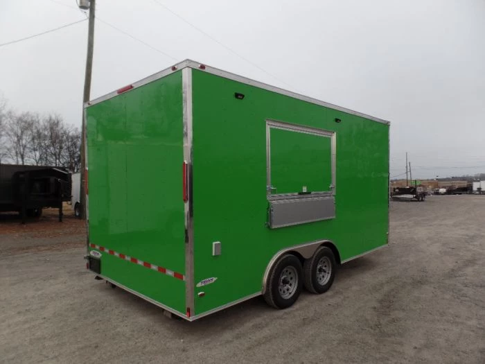 8.5' x 16' Concession Food Trailer Electric Green 14 8.5' x 16' Concession Food Trailer Electric Green - Image 14