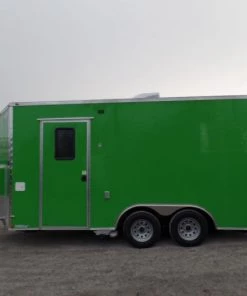 8.5' x 16' Concession Food Trailer Electric Green 30 8.5' x 16' Concession Food Trailer Electric Green -Cheap Concession Trailers Shop sam 1099 3 2