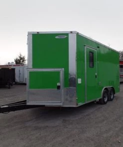8.5' x 16' Concession Food Trailer Electric Green 33 8.5' x 16' Concession Food Trailer Electric Green -Cheap Concession Trailers Shop sam 1100 3 2