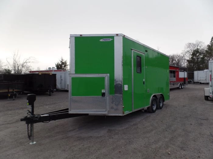 8.5' x 16' Concession Food Trailer Electric Green 9 8.5' x 16' Concession Food Trailer Electric Green - Image 9