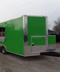 8.5' x 16' Concession Food Trailer Electric Green 27 8.5' x 16' Concession Food Trailer Electric Green -Cheap Concession Trailers Shop sam 1101 3 2