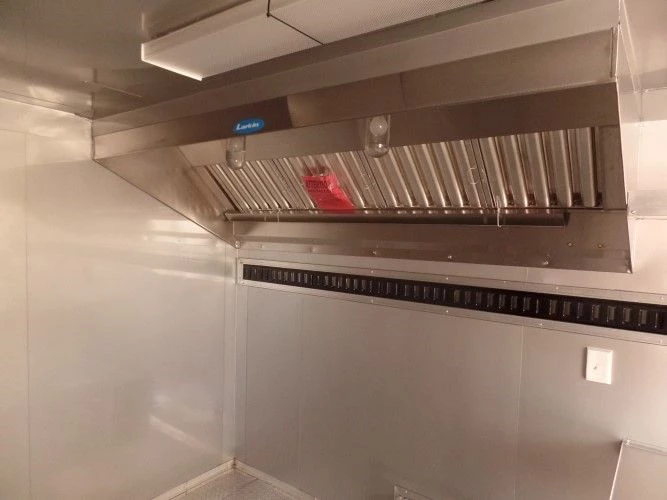 8.5' x 18' Concession Food Trailer Orange Event Catering 19 8.5' x 18' Concession Food Trailer Orange Event Catering - Image 19