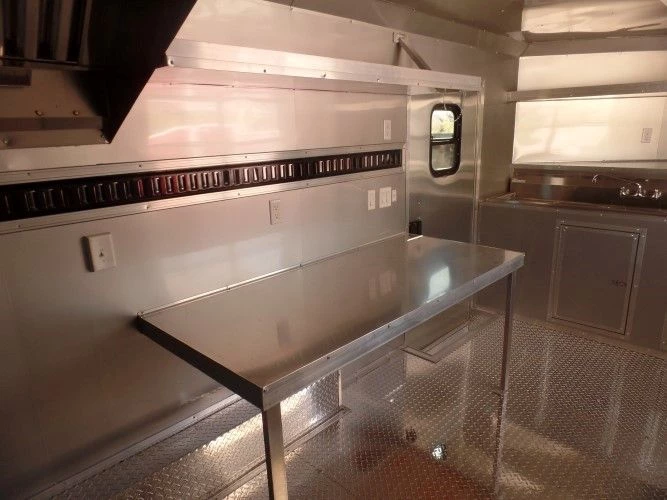 8.5' x 18' Concession Food Trailer Orange Event Catering 9 8.5' x 18' Concession Food Trailer Orange Event Catering - Image 9