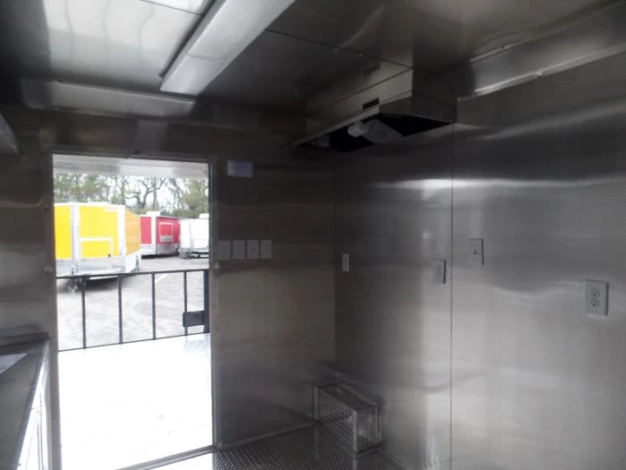 8.5' x 22' Concession Food Trailer White Catering Event 10 8.5' x 22' Concession Food Trailer White Catering Event - Image 10