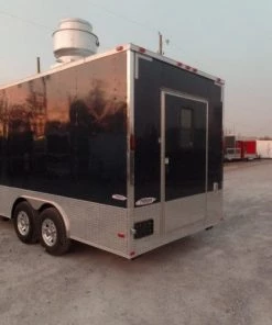 8.5' x 18' Concession Trailer White Food Event Catering Trailer -Cheap Concession Trailers Shop sam 1136