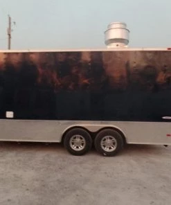 8.5' x 18' Concession Trailer White Food Event Catering Trailer -Cheap Concession Trailers Shop sam 1137