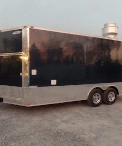 8.5' x 18' Concession Trailer White Food Event Catering Trailer -Cheap Concession Trailers Shop sam 1138