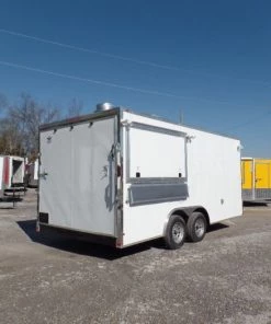 8.5' x 17' Concession Food Catering Event Trailer -Cheap Concession Trailers Shop sam 1138 1