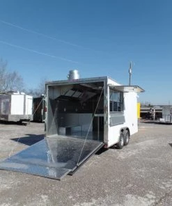 8.5' x 17' Concession Food Catering Event Trailer -Cheap Concession Trailers Shop sam 1141 1