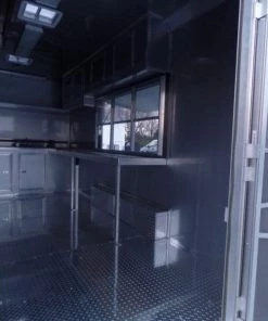 8.5' x 18' Concession Trailer White Food Event Catering Trailer -Cheap Concession Trailers Shop sam 1147