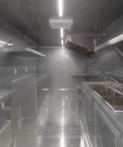 8.5' x 24' Concession Food Trailer Charcoal Grey -Cheap Concession Trailers Shop sam 1163 2