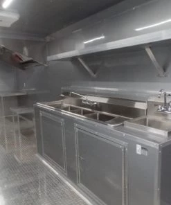 8.5' x 24' Concession Food Trailer Charcoal Grey -Cheap Concession Trailers Shop sam 1164 2