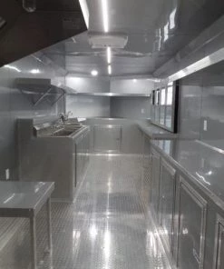 8.5' x 24' Concession Food Trailer Charcoal Grey -Cheap Concession Trailers Shop sam 1170 2