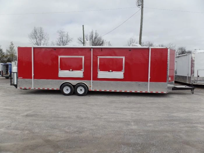 8.5' x 30' Concession Food Trailer Red With Appliances 21 8.5' x 30' Concession Food Trailer Red With Appliances - Image 21