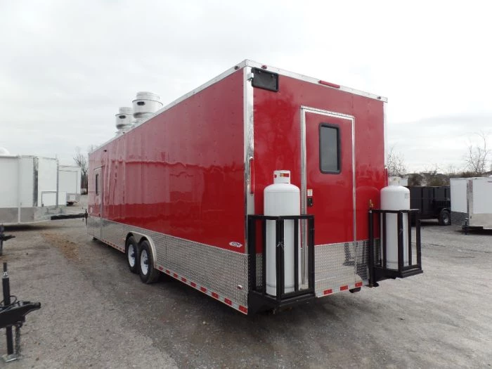 8.5' x 30' Concession Food Trailer Red With Appliances 26 8.5' x 30' Concession Food Trailer Red With Appliances - Image 26