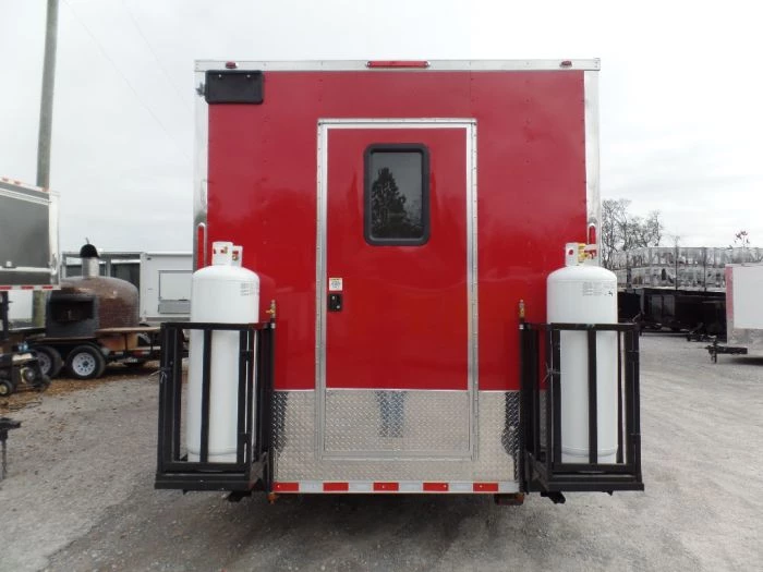 8.5' x 30' Concession Food Trailer Red With Appliances 6 8.5' x 30' Concession Food Trailer Red With Appliances - Image 6