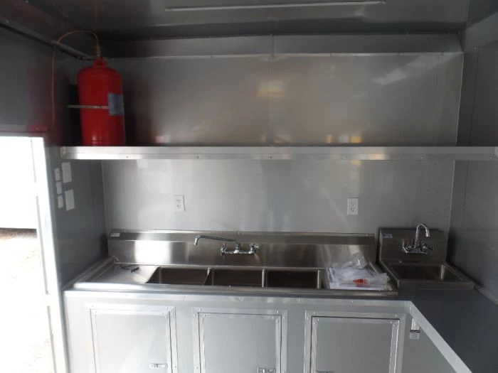 8.5' x 30' Concession Food Trailer Red With Appliances 8 8.5' x 30' Concession Food Trailer Red With Appliances - Image 8