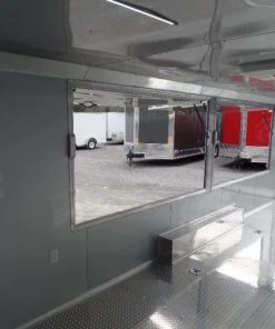 8.5' x 24' Concession Food Trailer Yellow Event Catering -Cheap Concession Trailers Shop sam 1225 2