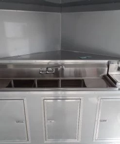 8.5' x 24' Concession Food Trailer Yellow Event Catering -Cheap Concession Trailers Shop sam 1231 2