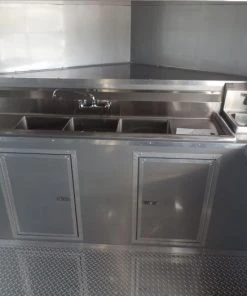 8.5' x 20' Concession Food Trailer Black Event Catering -Cheap Concession Trailers Shop sam 1242 1