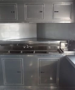 8.5' x 20' Concession Food Trailer Black Event Catering -Cheap Concession Trailers Shop sam 1243 1