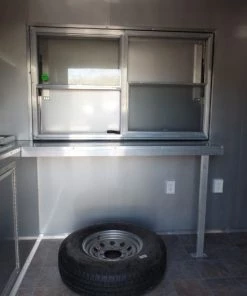 8.5' x 24' Concession Food Trailer Charcoal Gray Event Catering -Cheap Concession Trailers Shop sam 1262
